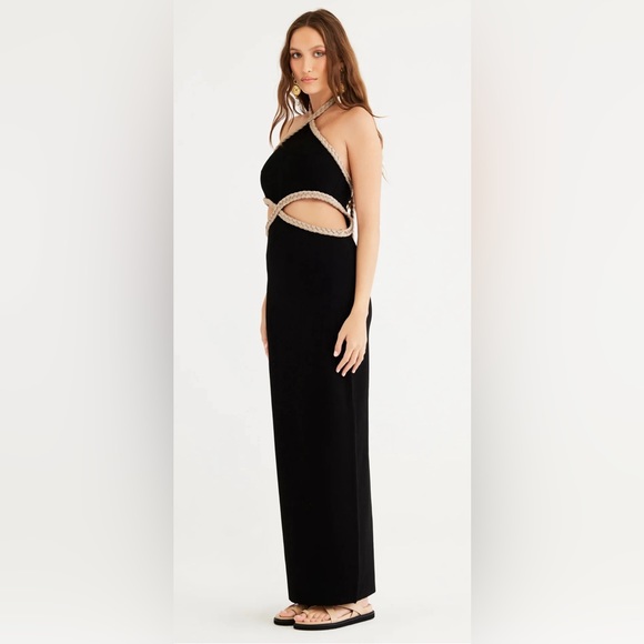 RUMER Riviera X knit Maxi in Black Medium - Picture 3 of 12